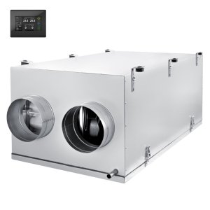 Приточно-вытяжная установка с пластинчатым рекуператором ФЬОРДИ ВПУ-CF-900/6-380/2 EC-H-BLG-M