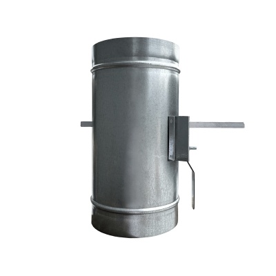 Дроссель-клапан круглый под электропривод (оц. сталь) d125 Дроссель-клапан круглый под электропривод (оц. сталь) d125