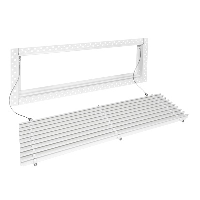 Вентиляционная решетка Brofer FUTURE 15 белая (500x150 мм) Вентиляционная решетка Brofer FUTURE 15 белая (500x150 мм)