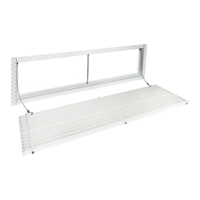 Вентиляционная решетка Brofer FUTURE 10 белая (800x100 мм)