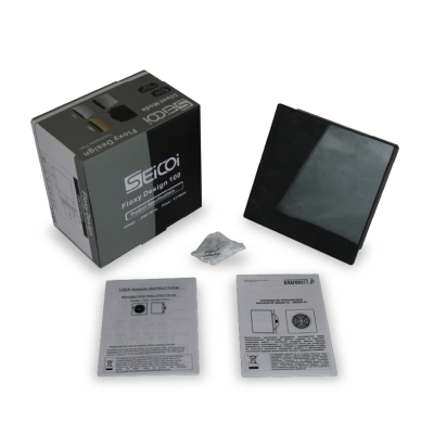 Вентилятор вытяжной 100 мм Seicoi Floxy Design 100 Marble Glass SMAD04-01G