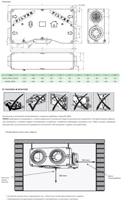 Вентиляционная установка с пластинчатым рекуператором Venus HRV30