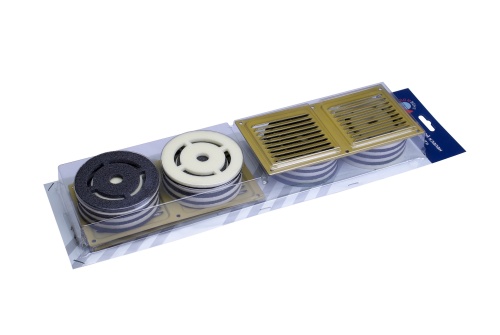 Вентиляционный клапан ДомВент ДверВент золотой