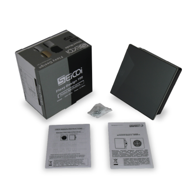 Вытяжной вентилятор Seicoi Floxy Design 100 Grey Glass SMAD04-01G