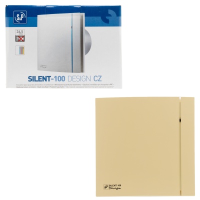 Вытяжной вентилятор Soler Palau SILENT-100 CZ IVORY DESIGN 4C Вытяжной вентилятор Soler Palau SILENT-100 CZ IVORY DESIGN 4C