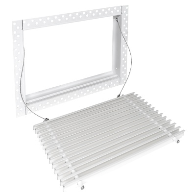 Вентиляционная решетка Brofer FUTURE 15 белая (400x150 мм) Вентиляционная решетка Brofer FUTURE 15 белая (400x150 мм)