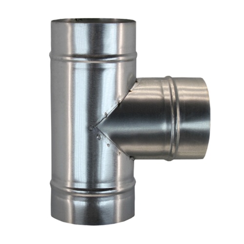 Тройник круглый (оц. сталь) d100/100/100