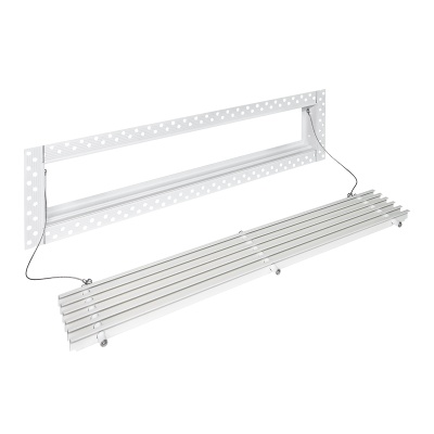 Вентиляционная решетка Brofer FUTURE 15 белая (600x125 мм)