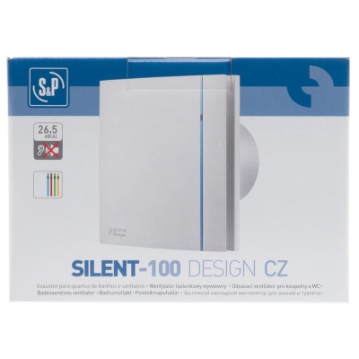 Накладной вентилятор Soler Palau SILENT-100 CZ RED DESIGN 4C