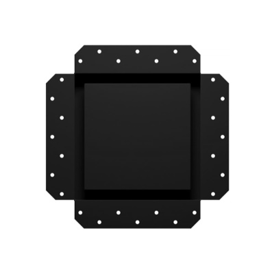 Вентиляционная решетка ERA 2020SGR 200х200 Matt black