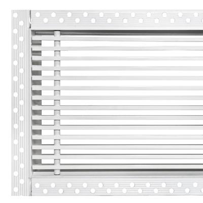 Вентиляционная решетка Brofer FUTURE 10 белая (400x200 мм)