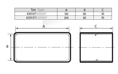 Соединитель канала 620СКП