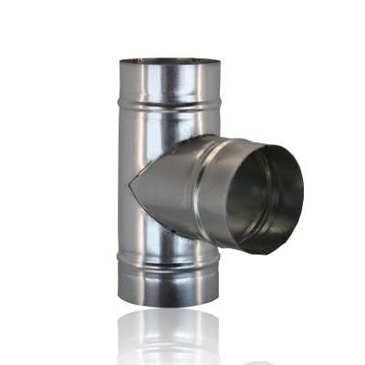 Тройник круглый (оц. сталь) d400/400/400