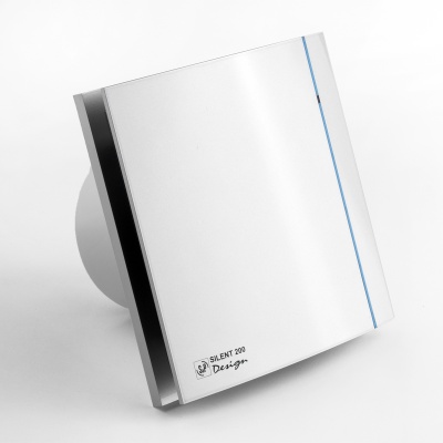 Вытяжной вентилятор с обратным клапаном Soler Palau SILENT-200 CZ SILVER DESIGN 3C  