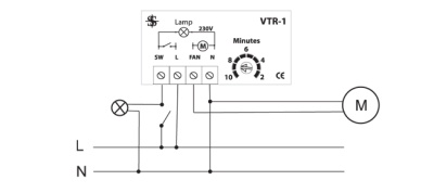 VTR-1 Таймер задержки выключения