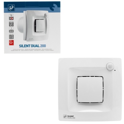 Вентилятор вытяжной 125 мм Soler Palau SILENT DUAL 200